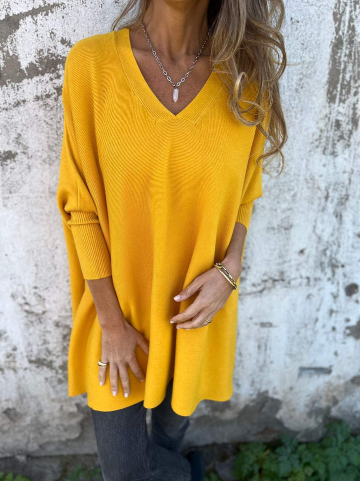 Relaxed V-Neck Sweater