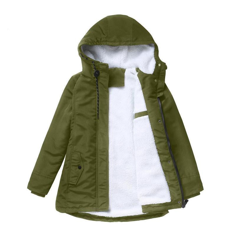 Hooded Fleece-Lined Parka