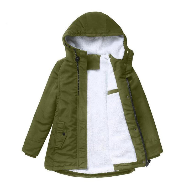Hooded Fleece-Lined Parka
