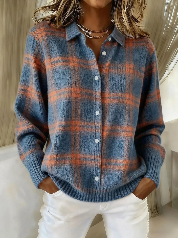 Camille Plaid Cardigan