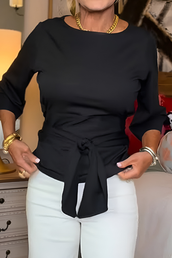 Flattering Tie-Waist Top