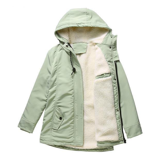 Hooded Fleece-Lined Parka