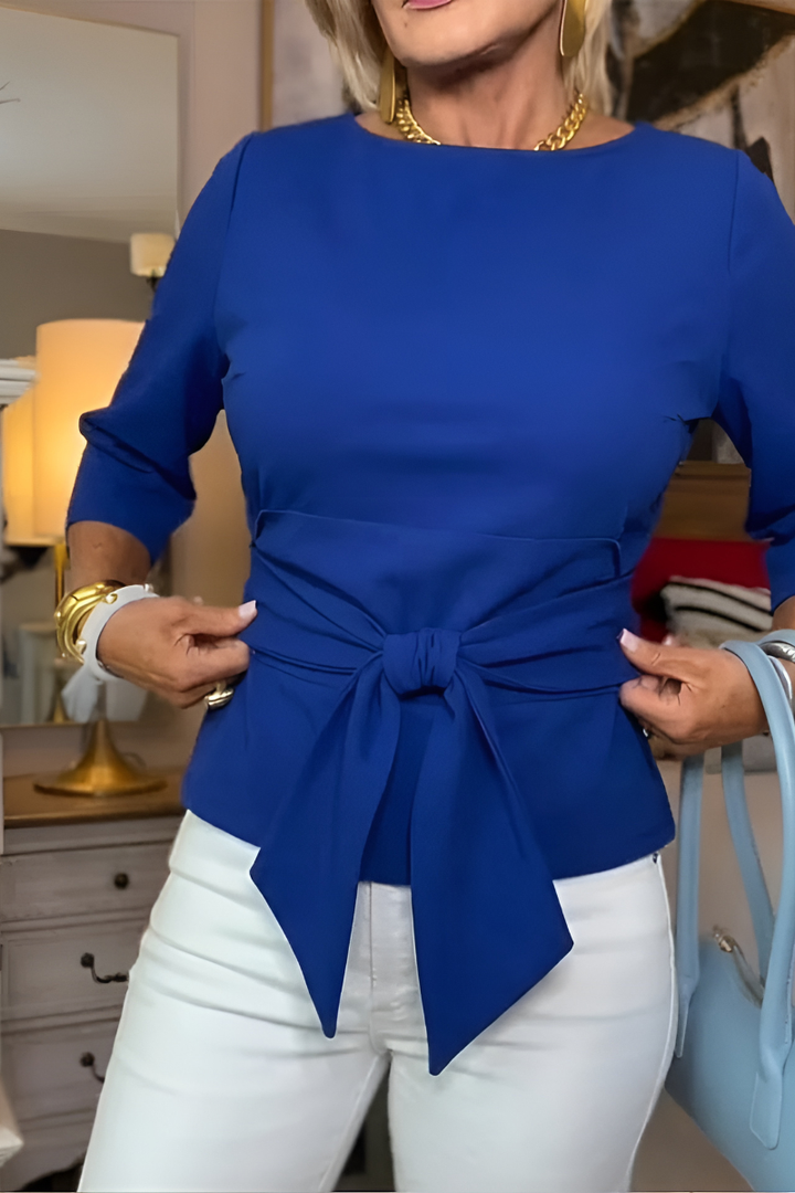 Flattering Tie-Waist Top