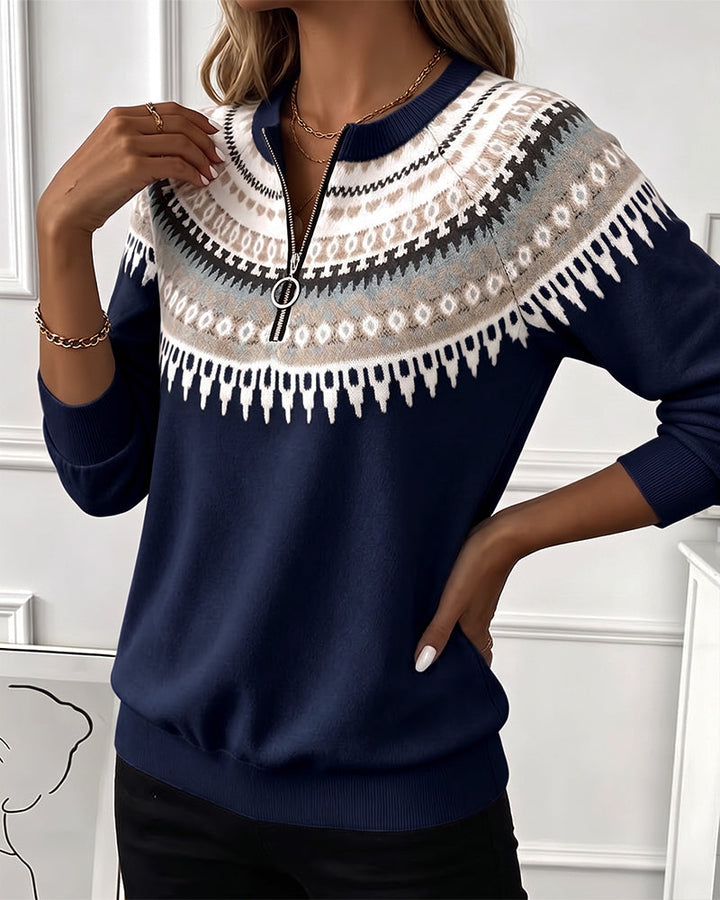 Annemieke Zip-Up Sweatshirt