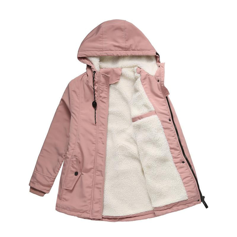 Hooded Fleece-Lined Parka