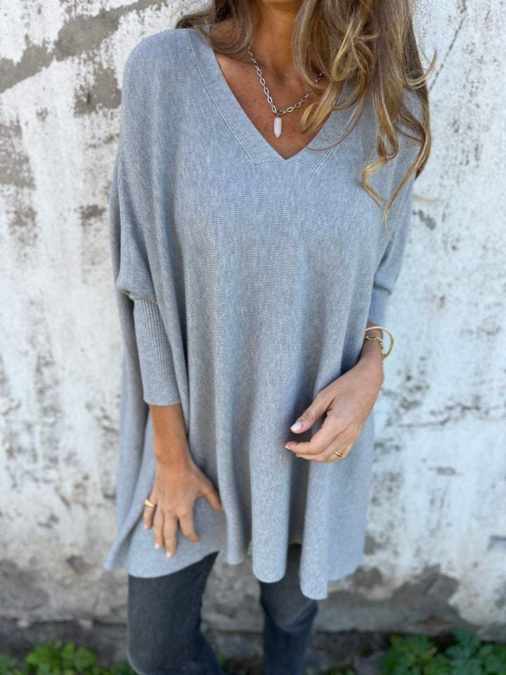 Relaxed V-Neck Sweater