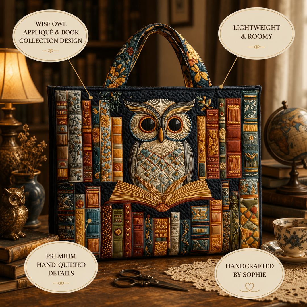 Artisan Tote - Owl and Vintage Books