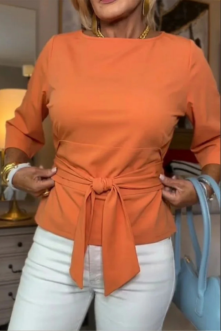 Flattering Tie-Waist Top