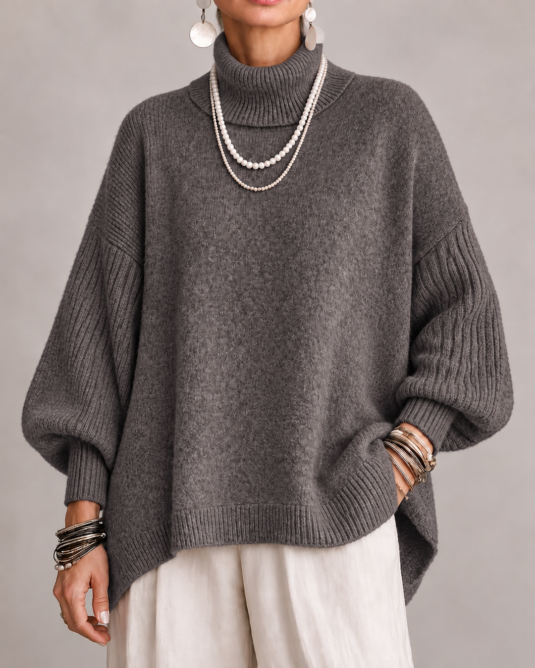 Lucienne Cozy Draped Wrap