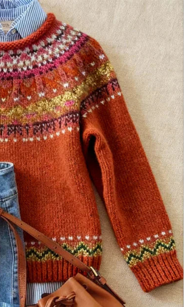 Chic Vintage Knit Sweater