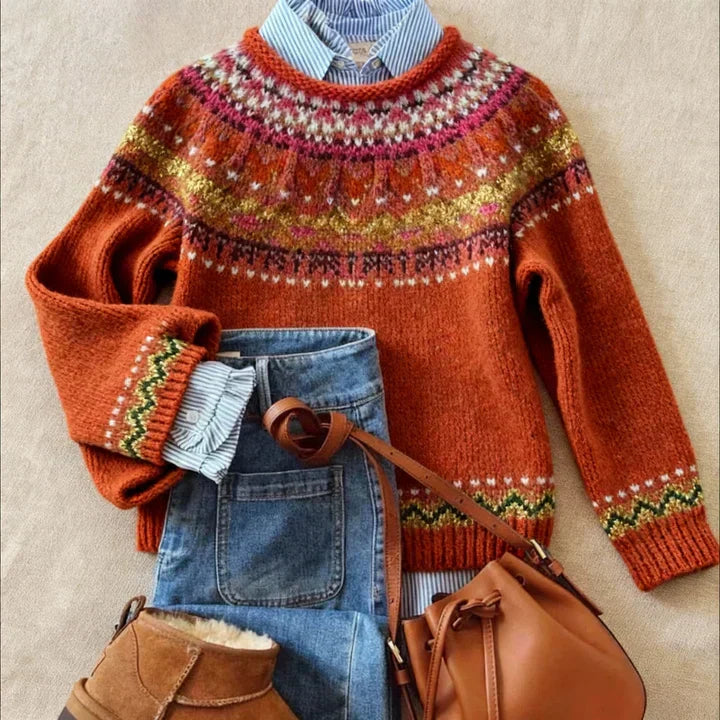 Chic Vintage Knit Sweater