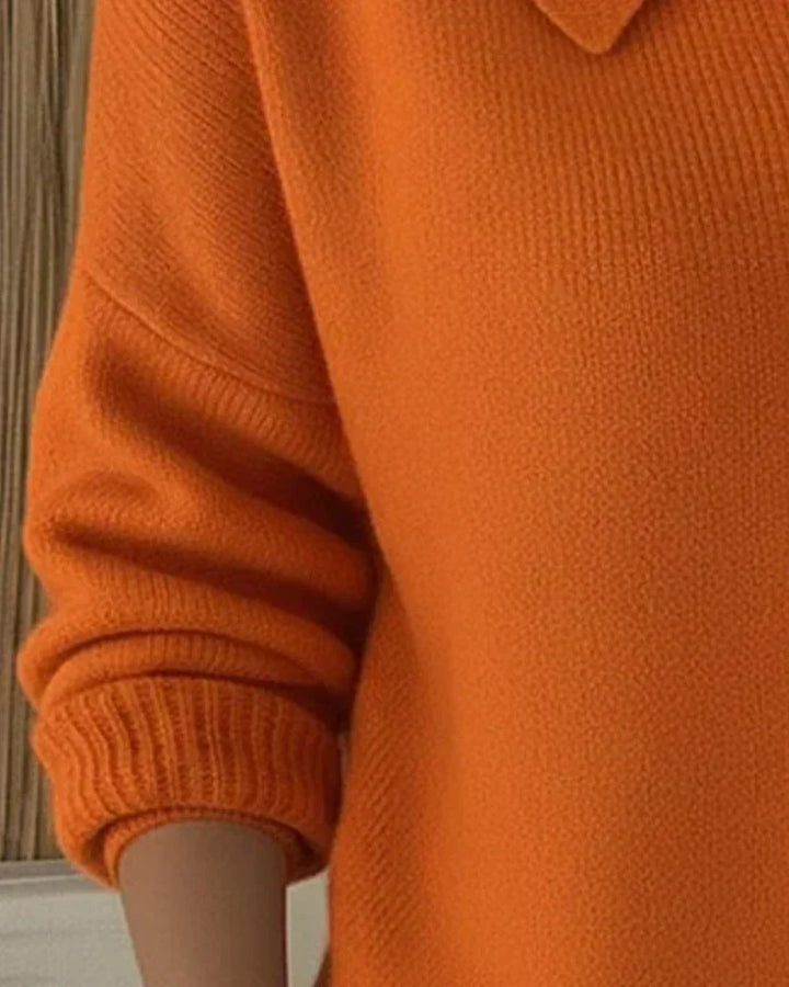 Vespera Button-Collar Cardigan