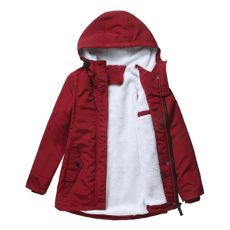 Hooded Fleece-Lined Parka
