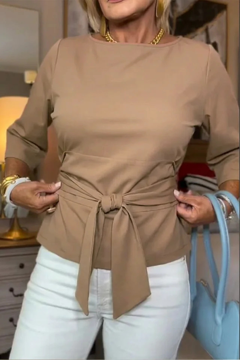 Flattering Tie-Waist Top