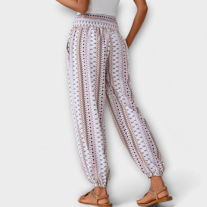 Ethnic Graphic Print Pants