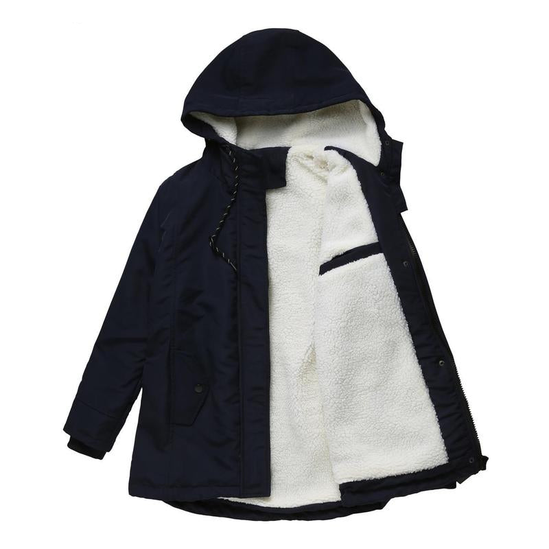 Hooded Fleece-Lined Parka