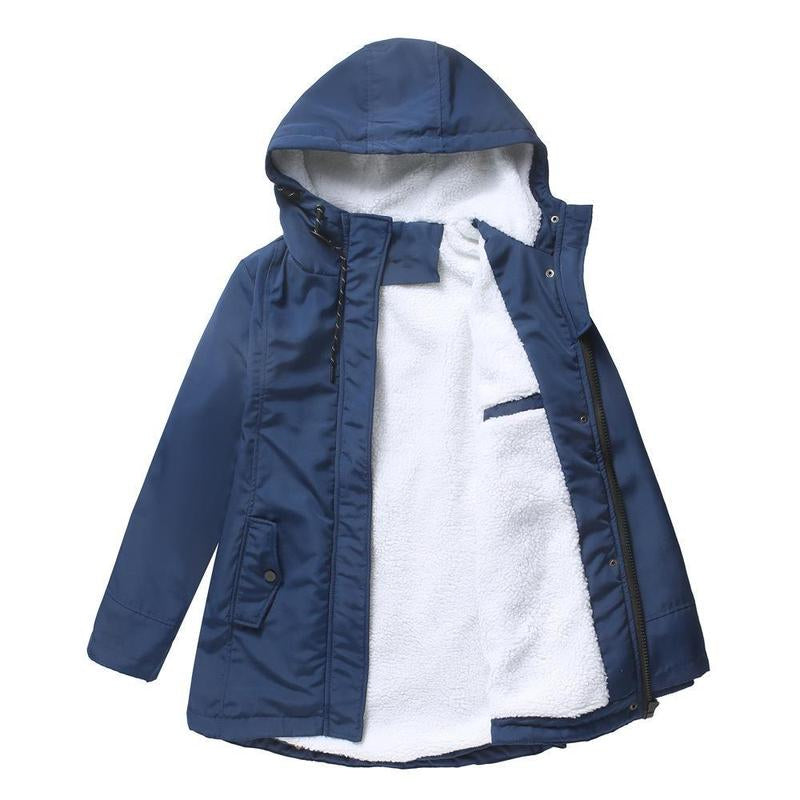 Hooded Fleece-Lined Parka