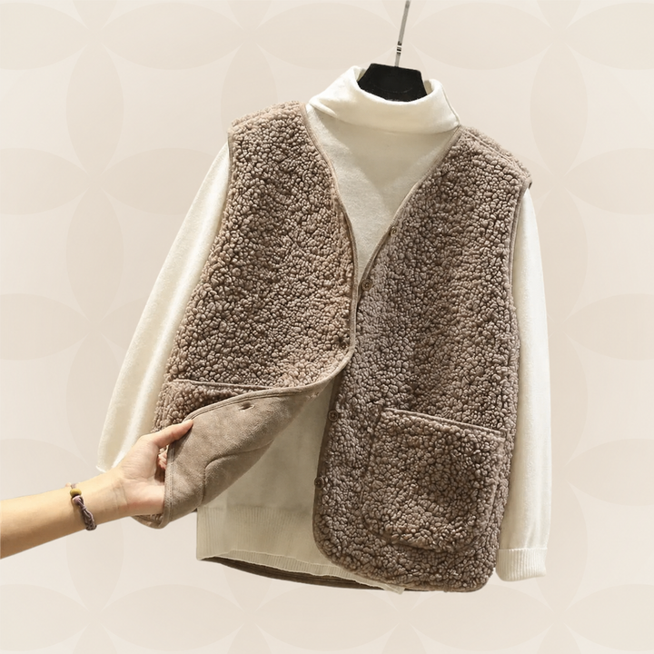 Mabel Teddy Fleece Vest