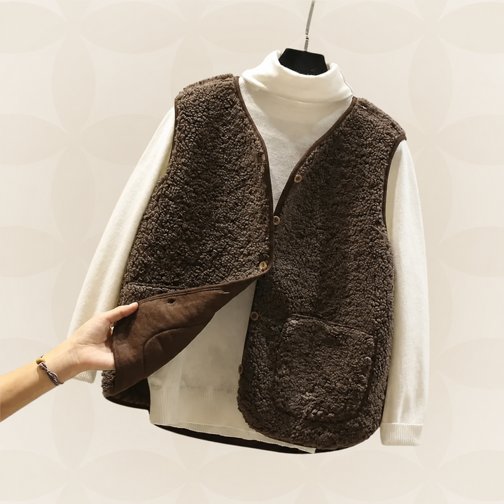 Mabel Teddy Fleece Vest