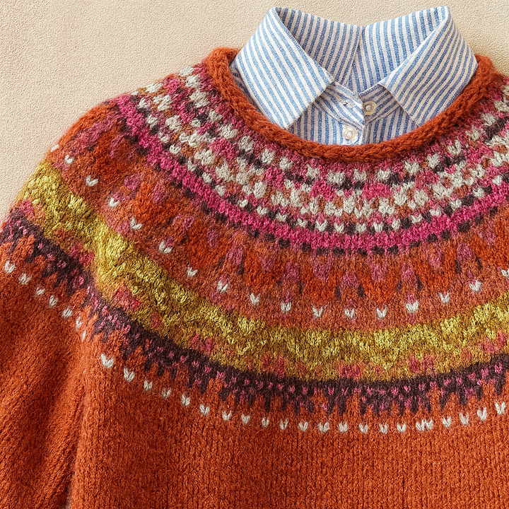 Chic Vintage Knit Sweater