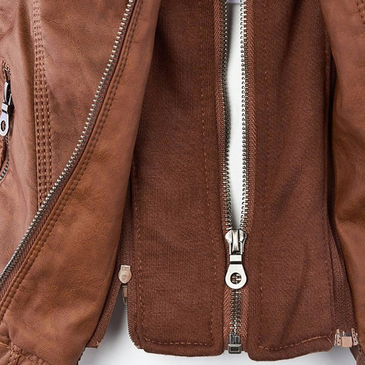 Flavia Durable and Elegant Leather Jacket