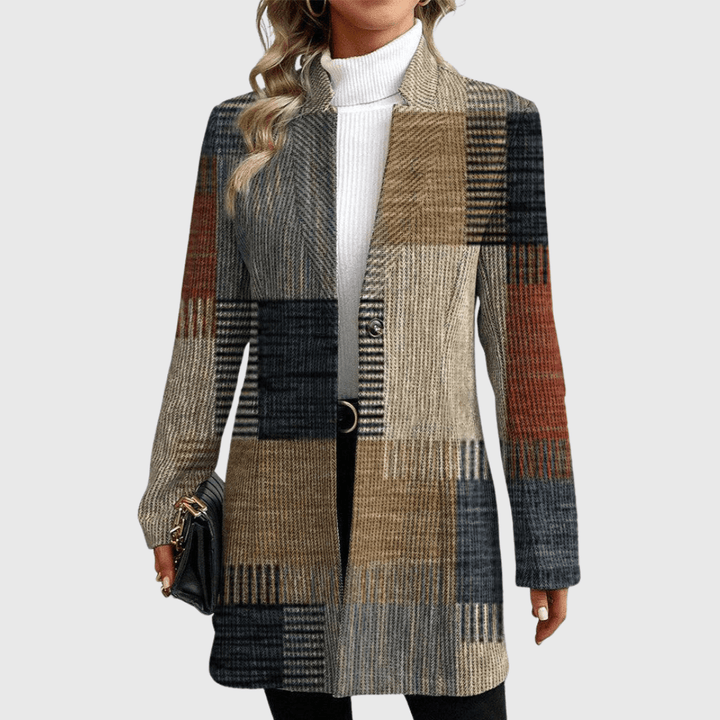 Jill Elegant Patterned Blazer
