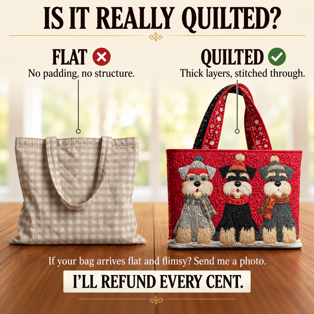 Artisanal Bag - Trio of Schnauzers