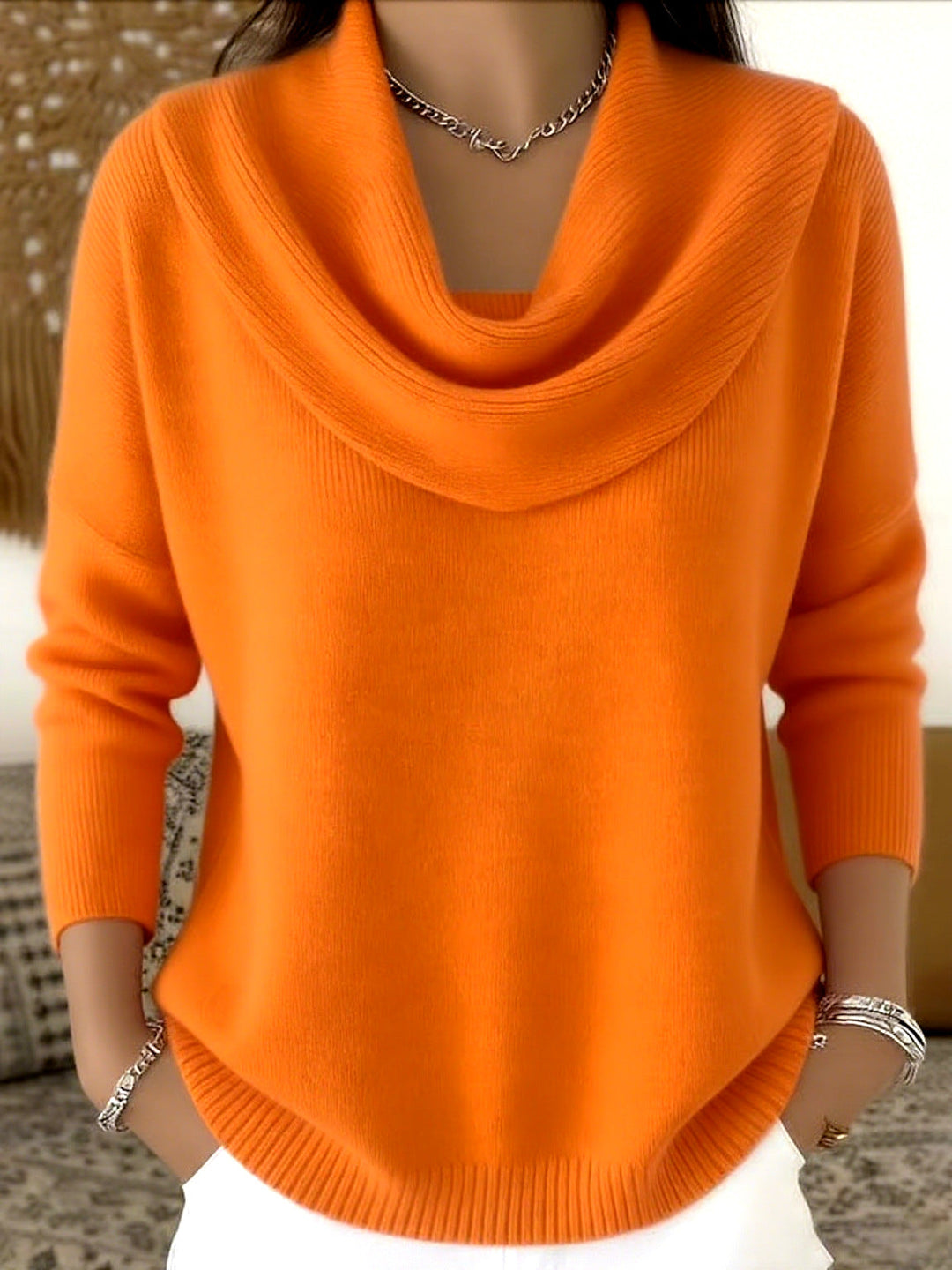 Juliette Cowl-Neck Sweater