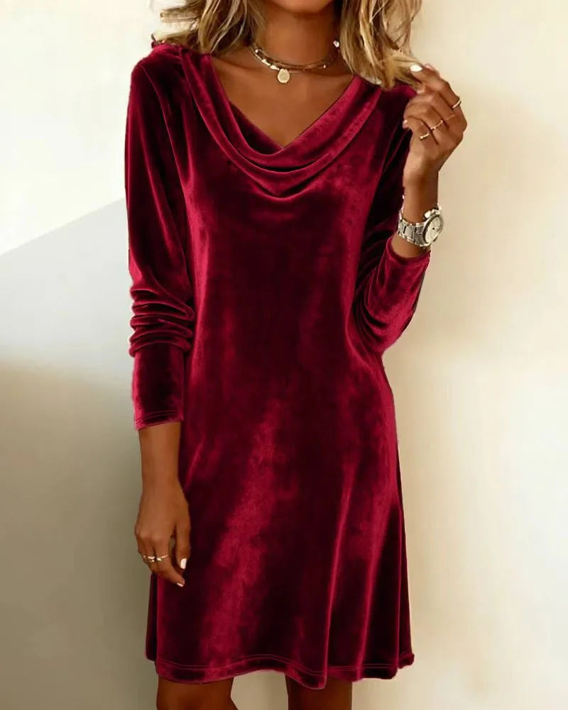 Layered Collar V-Neck Top