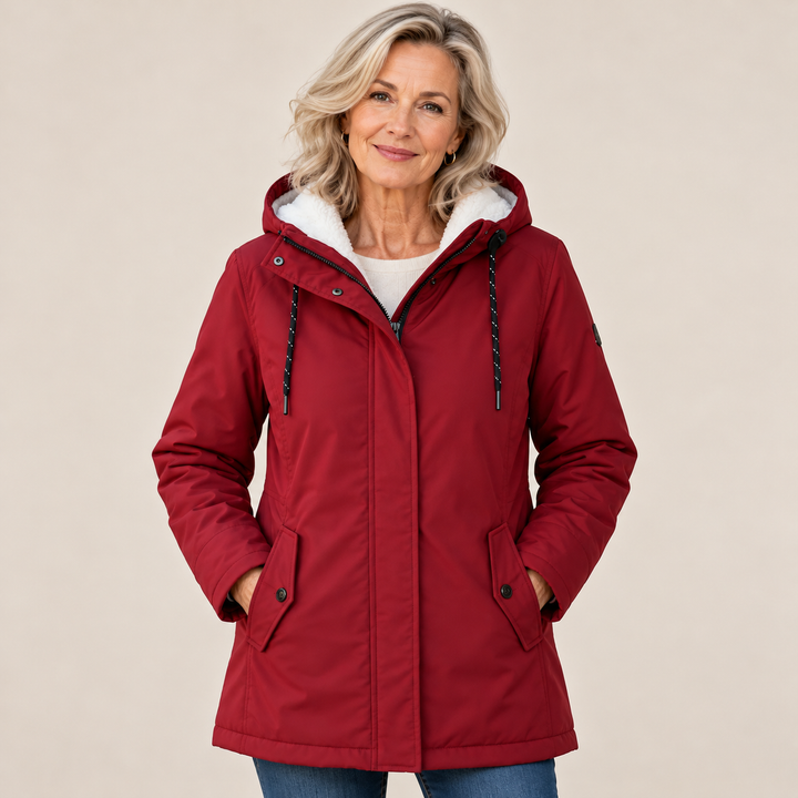 Hooded Fleece-Lined Parka