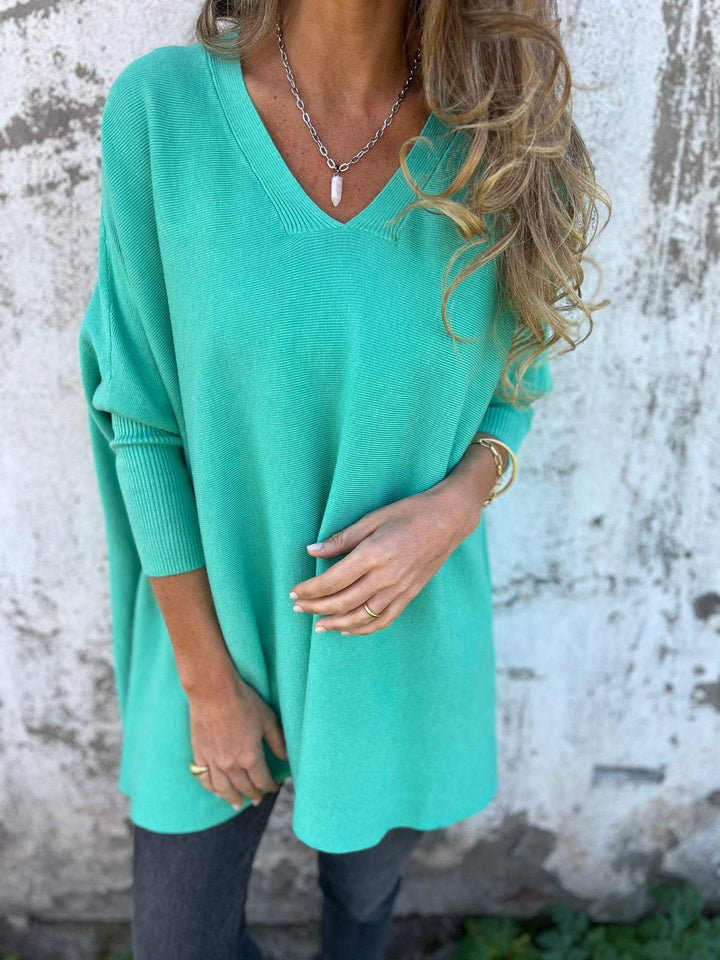 Relaxed V-Neck Sweater
