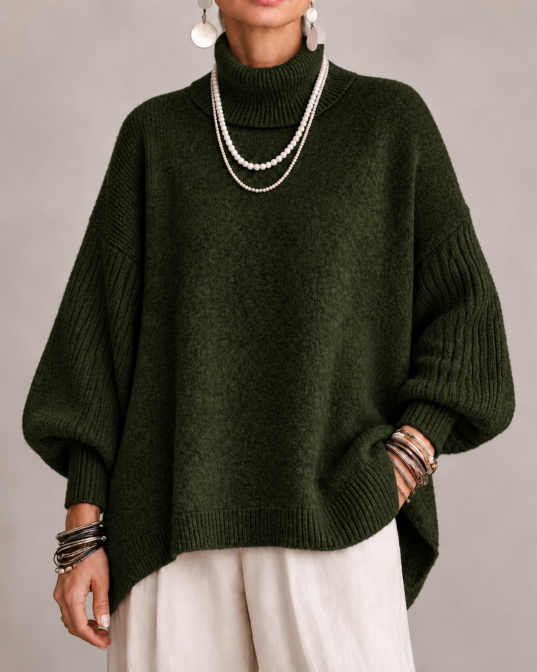 Lucienne Cozy Draped Wrap