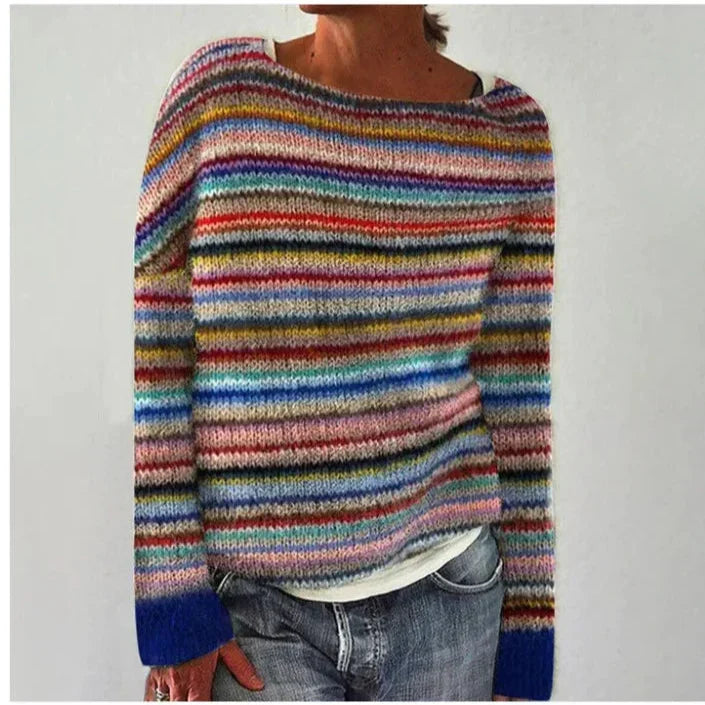 Patterned Winter Pullover Sweater