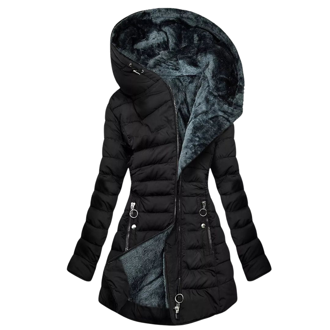 Alessina Waterproof Padded Hooded Coat