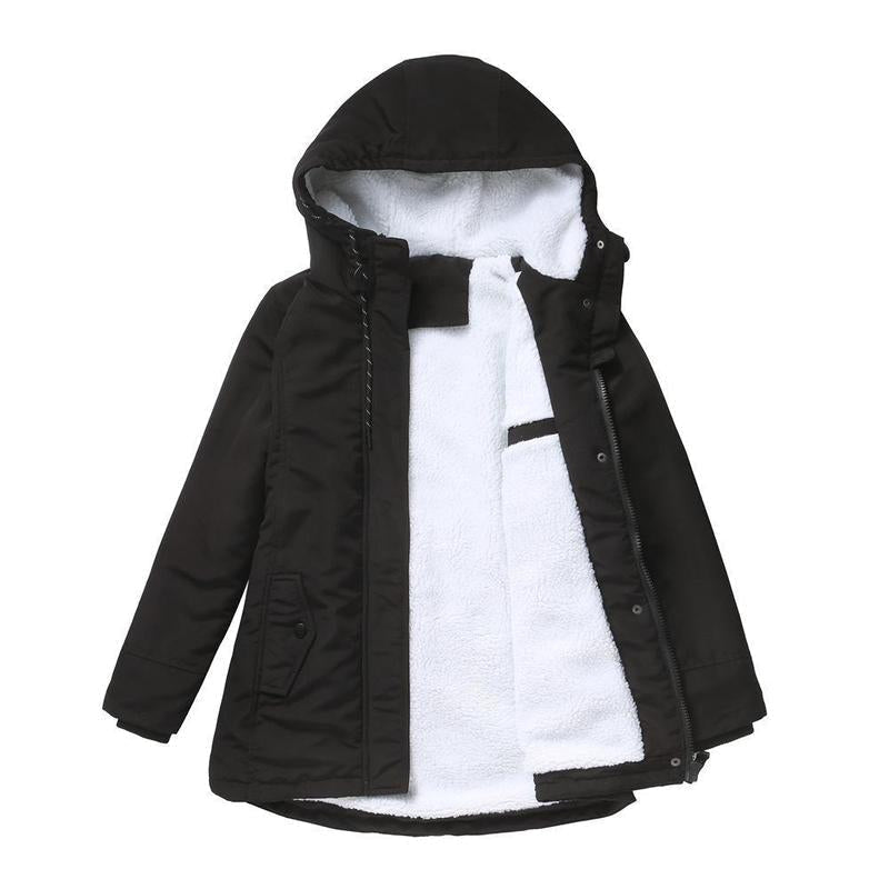 Hooded Fleece-Lined Parka