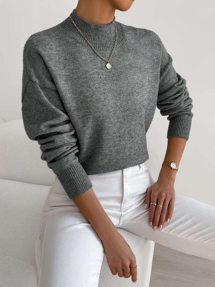 Elegant Soft Knit Turtleneck Sweater