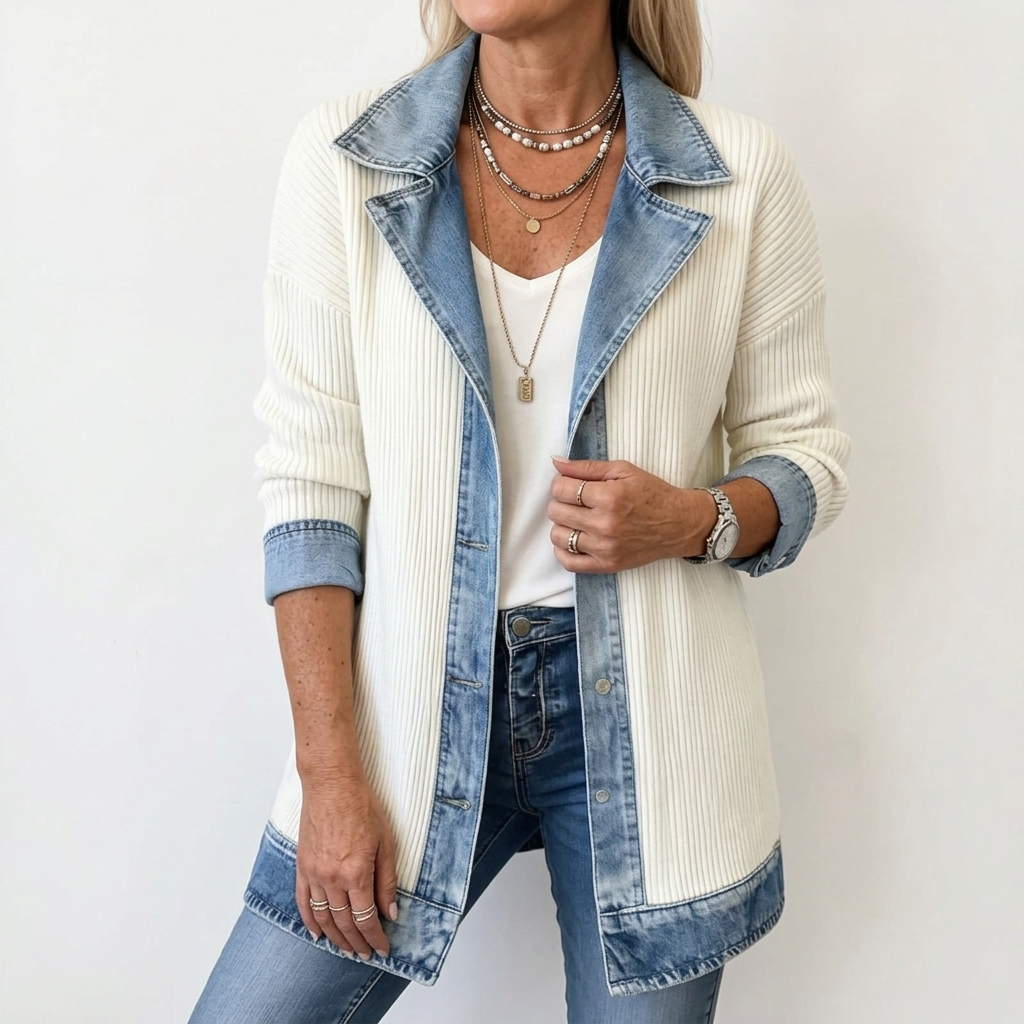 Mixed Denim Jacket