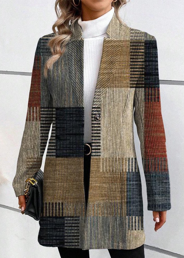 Jill Elegant Patterned Blazer