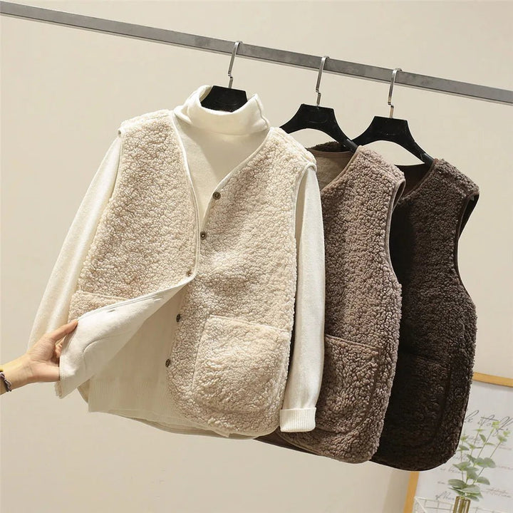 Mabel Teddy Fleece Vest