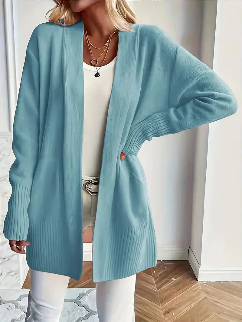 Willow Cozy Ribbed Knit Cardigan