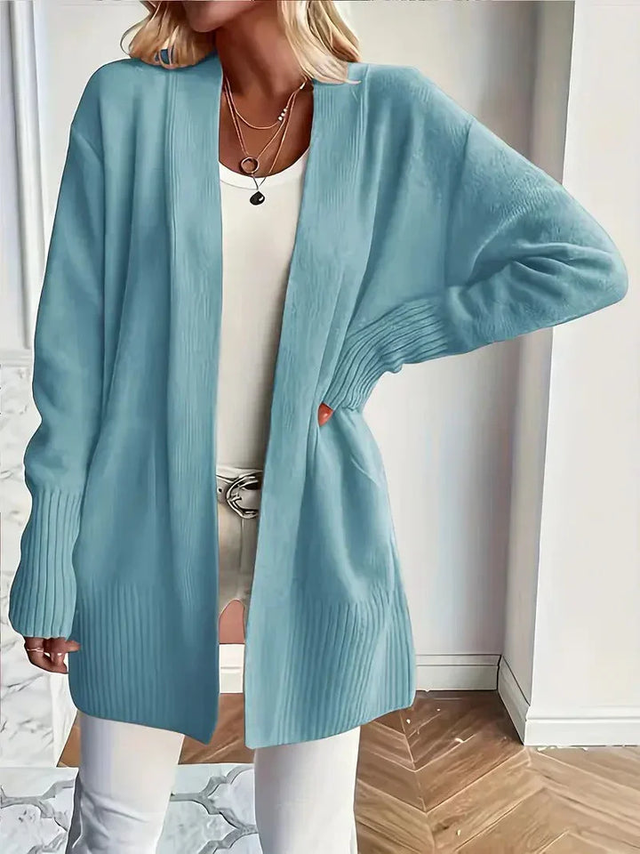 Willow Cozy Ribbed Knit Cardigan
