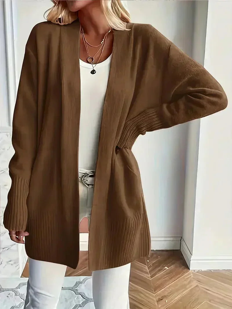 Willow Cozy Ribbed Knit Cardigan