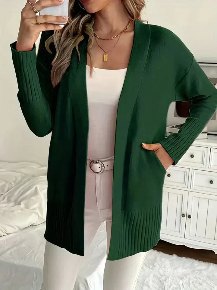 Willow Cozy Ribbed Knit Cardigan
