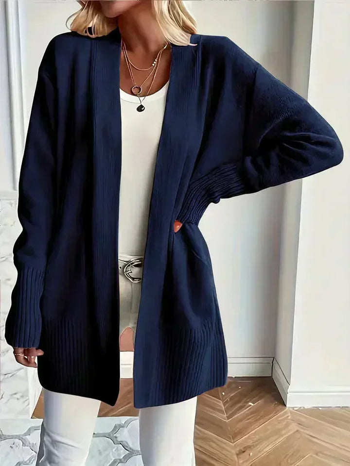 Willow Cozy Ribbed Knit Cardigan