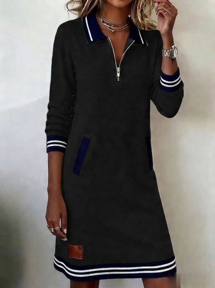 Marietta™ — Long Sleeve Zip Dress
