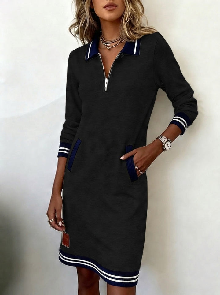 Marietta™ — Long Sleeve Zip Dress