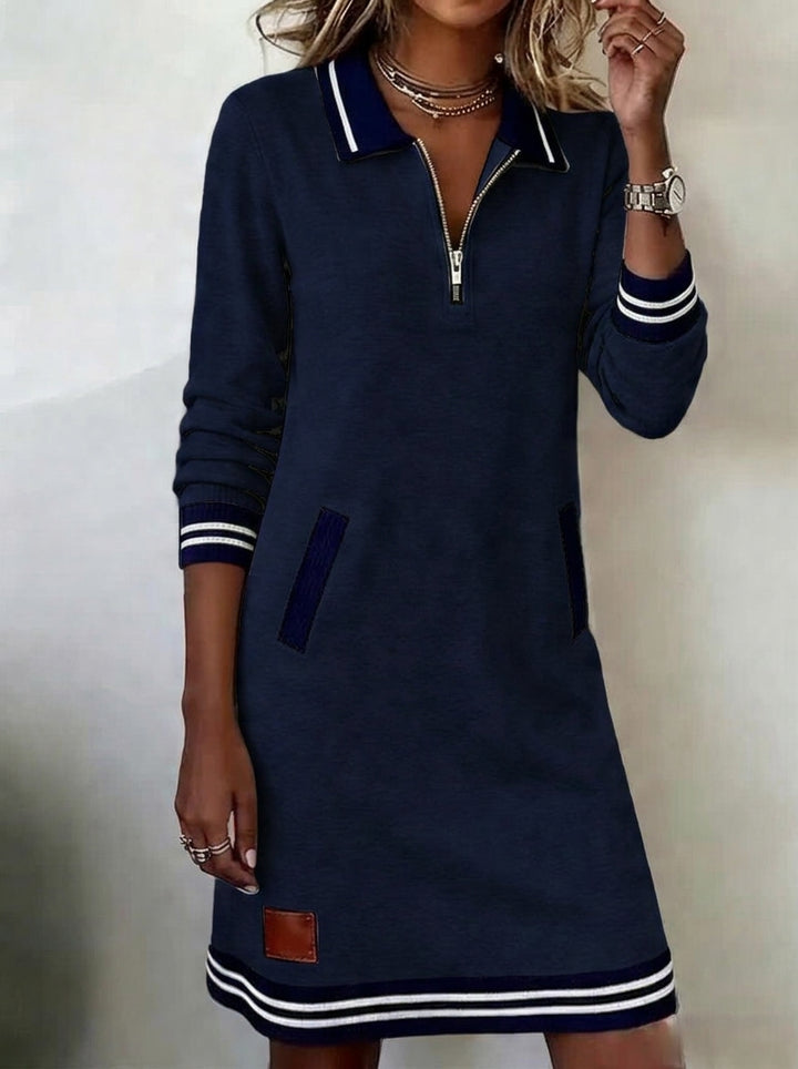 Marietta™ — Long Sleeve Zip Dress