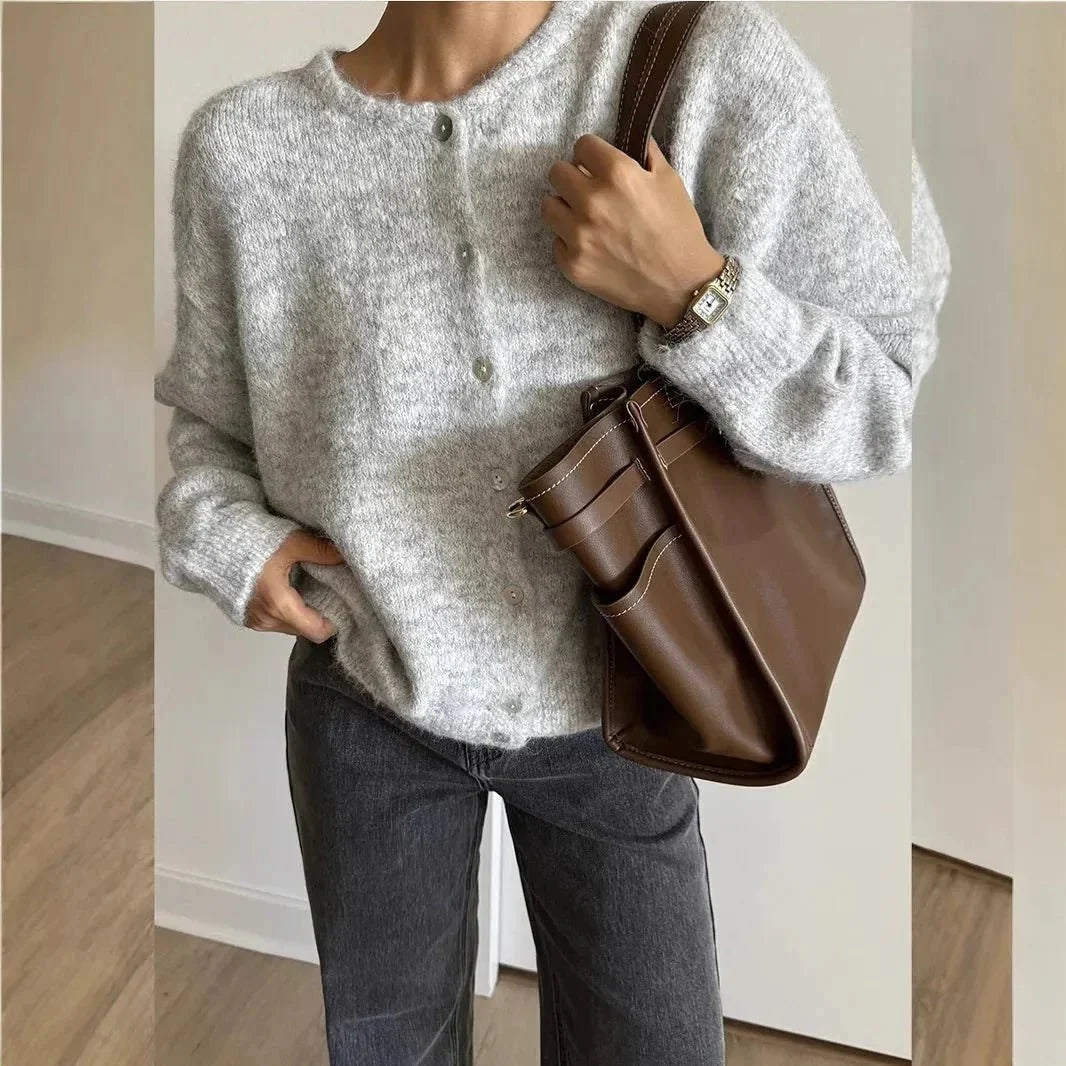 Madeline Soft Button-Up Cardigan