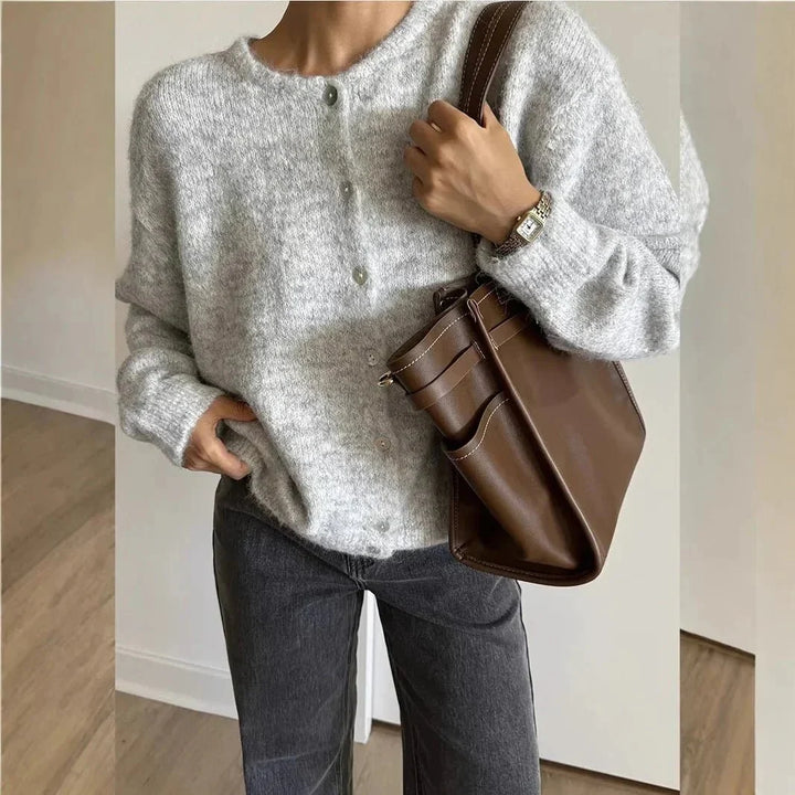 Madeline Soft Button-Up Cardigan