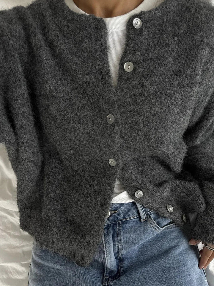 Madeline Soft Button-Up Cardigan
